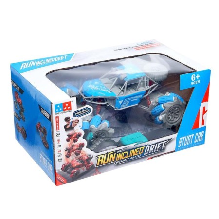 Radio-controlled machine "Jeep-Akobat", 4WD, gesture control, operates on the battery, blue color-6