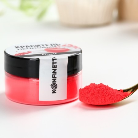 Dye neon konfinetta, scarlet, 7 g.-2