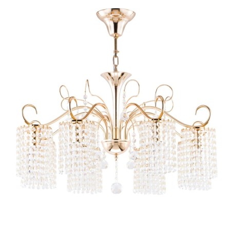 Leona chandelier, 8xe14, color gold