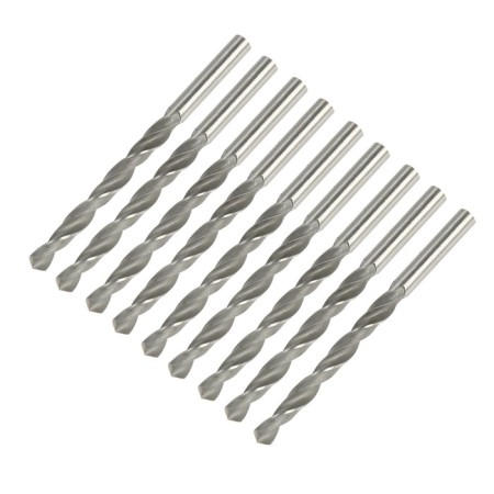 Tundra metal drill, HSS, cylindrical shank, 6.5 x 100 mm, 10 pcs.