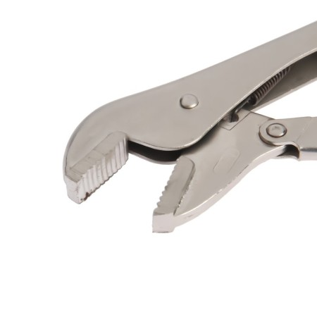 Hand tundra clamp, reinforced, flat capture, with a latch, 250 mm-2