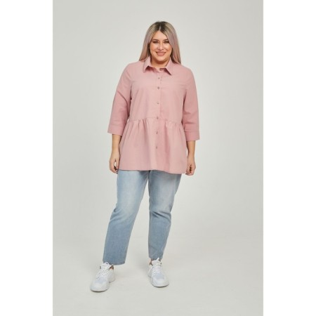 Female shirt, size 54, pink color-1