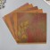 Scrapbooking paper bilateral "Flowers and Kraft leaves" Density 180 grams set 5 pcs 30.5x32 cm