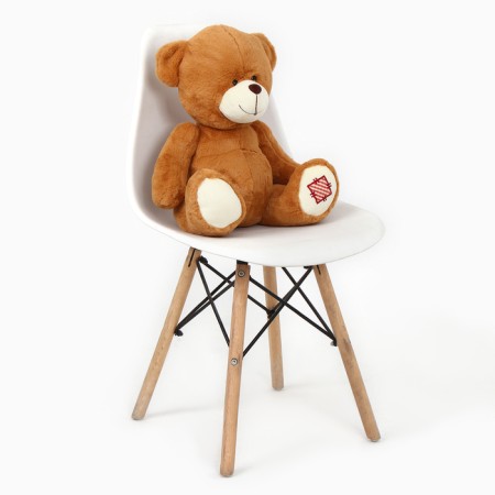 Soft toy "Bear", 40 cm, brown color-4