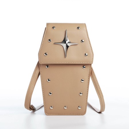 Youth bag on magnet, beige color-2