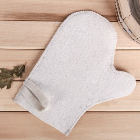 Mitten for the bath felt "beer is a beer - excellent bath!"-2