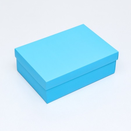 The box is folding, cover is, turquoise, 24 x 17 x 8 cm-1