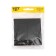 Tot Matte Glass switch, 10 a, 2 cl., Hidden, glass, black