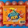 Caramel on the dabble pop stick with acidic powder assorted, 7 g