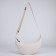 Women's bag from textiles, 30x17x6 cm, beige color
