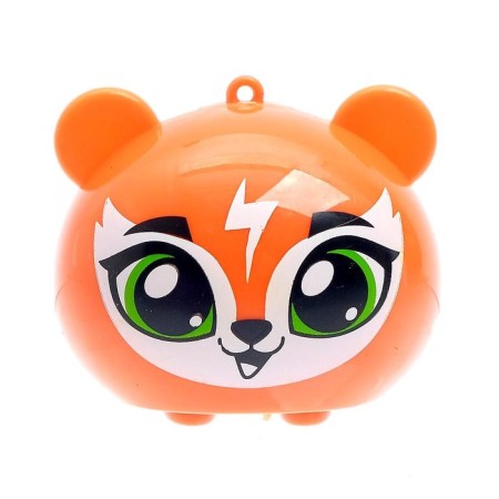 Electronic clock "cunning fox", Orange color-3
