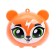 Electronic clock "cunning fox", Orange color