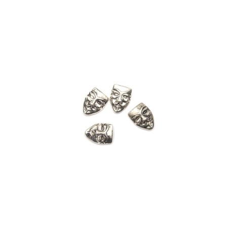 Metal fittings Pole "Silver mask", 4 pcs