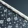 Glossy film "Balls and snowflakes", white, 1 x 5.2 m, New Year