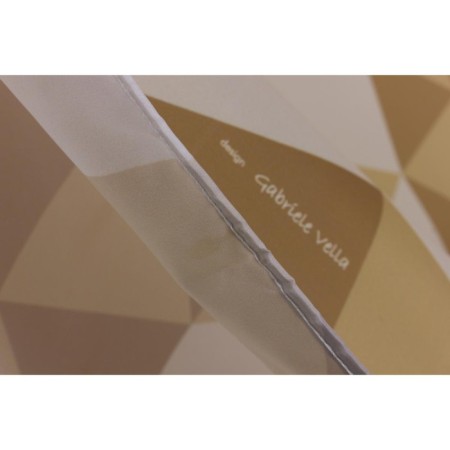 Diamante bathroom curtains 240 x 200 cm, beige color-4