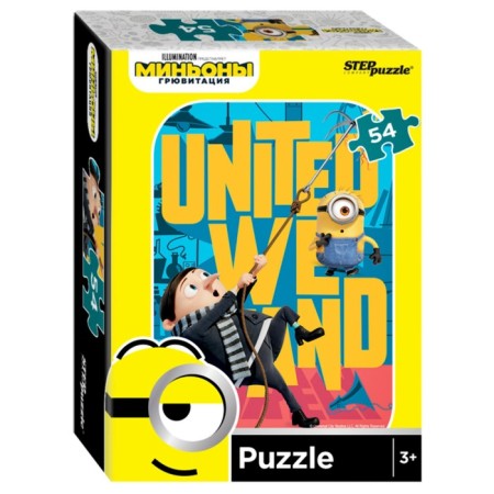 Puzzle "Minions. Gruvitation ", 54 elements, mix-1