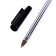 Ballic handle 0.7 mm, black rod, transparent body with a black cap