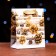 Laminated "Gold cones" 11.5 x 14.5 x 6 cm