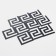 Interior stickers "Labyrinth", mirror, wall decor, set 10 pcs, 10 x 10 cm