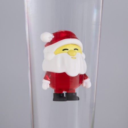 Lava Labe "Santa Claus" LED 3HAAA, USB red 6.5x8x23.7cm-6