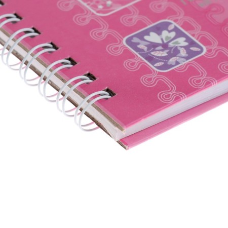 Notebook in a gift box, on a lock, A6, 50 sheets, line, "Butterfly", mix-3