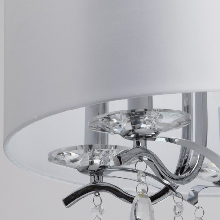 Lamp "Nora" 5x40W E14 chrome 45x45x99cm-8