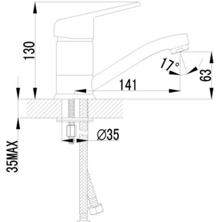 Lemark Luna LM4107C washbasin mixer-1