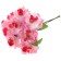 Artificial flowers "rose pink" 40 cm