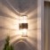 Wall lamp, invoice Duwi Techno, 170x108x320mm, 2he27, alum/glass, IP65, black, 99052