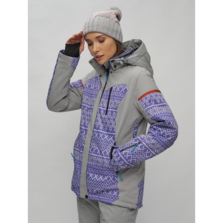 Ski suit, size 42, purple color-27