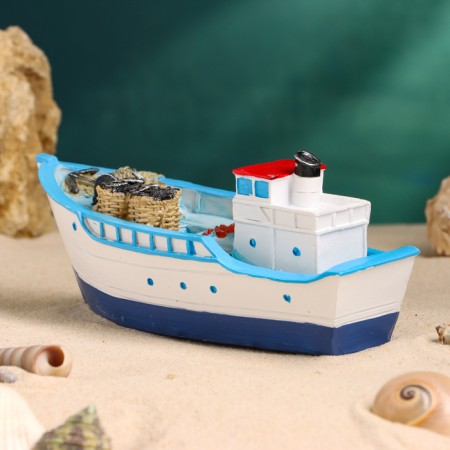 Souvenir ship "Fisherman" 19*7*8cm-2