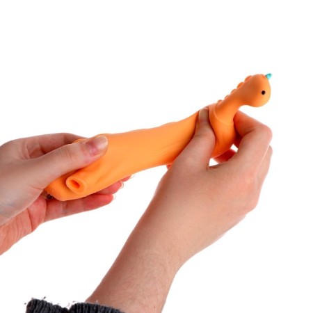 Magic anti -stress pulling "dinosaur", with sand, chicks, in showbox-5