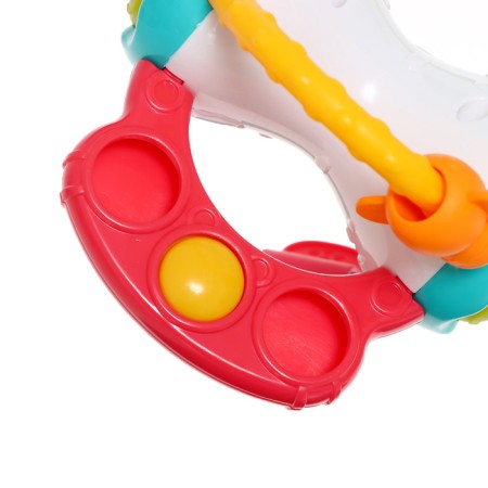 Developing toy "Funny animals", with tactile rubber bands-6