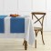 A set of tracks on the Ibitsa table, size 43 x 140 cm - 4 pcs, blue color
