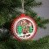 Christmas tree toy "Nutcracker", from batteries, glow warm white