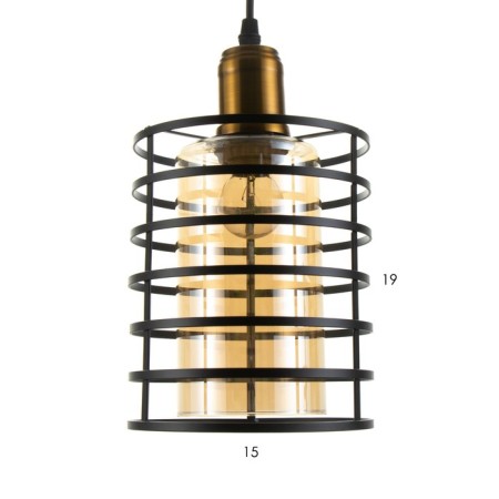 Lamp Bayerlux "Lenser" E27 40W Black 14x14x21-121 cm-6