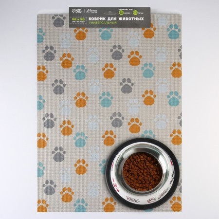 Rug for a bowl “Light Lights”, 52x38x0.3cm-3
