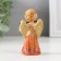 Polystone souvenir "Angel in a dress with a flute" 8x4.3x3 cm