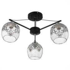 Mirra chandelier 3x60W E27 Black 56x56x30 cm.