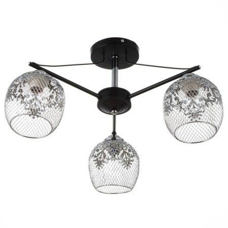 Mirra chandelier 3x60W E27 Black 56x56x30 cm.