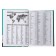 The diary is notathered on a5 160 sheets stitch, 7BC cardboard, matte lamination, foil "marble turquoise. Collage"
