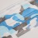Medical Latio Mask Blue Camouflage, 2 Formers, 50 pcs cardboard unit