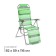 Swess chair, 82x59x116 cm, green color