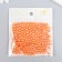 Beads for creativity plastic "yellow-peach" set of 200 pcs d = 0.6 cm