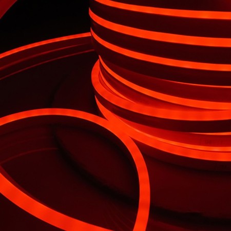 Flexible neon Elektrostandard, IP67, 2835, 120 LED/m, 220V, one -way, red glow red-1