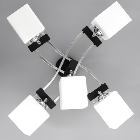 Chandelier 6591180/5 E27 40W silver 60x60x24 cm Bayerlux-9