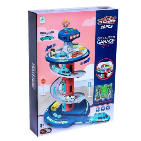 Parking "Racing in a circle", 3 cars in the kit, light and sound-6