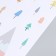Sticker Plastic Interior Color "Mountains and Trees" set 2 sheets 36x60 cm