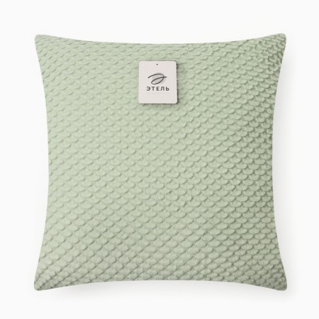 Pillow Ethel "Square" 40*40 cm, color green-3
