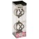 A set of tips for the cornice "Bulava", D = 1.6 cm, 2 pcs, color brown gold